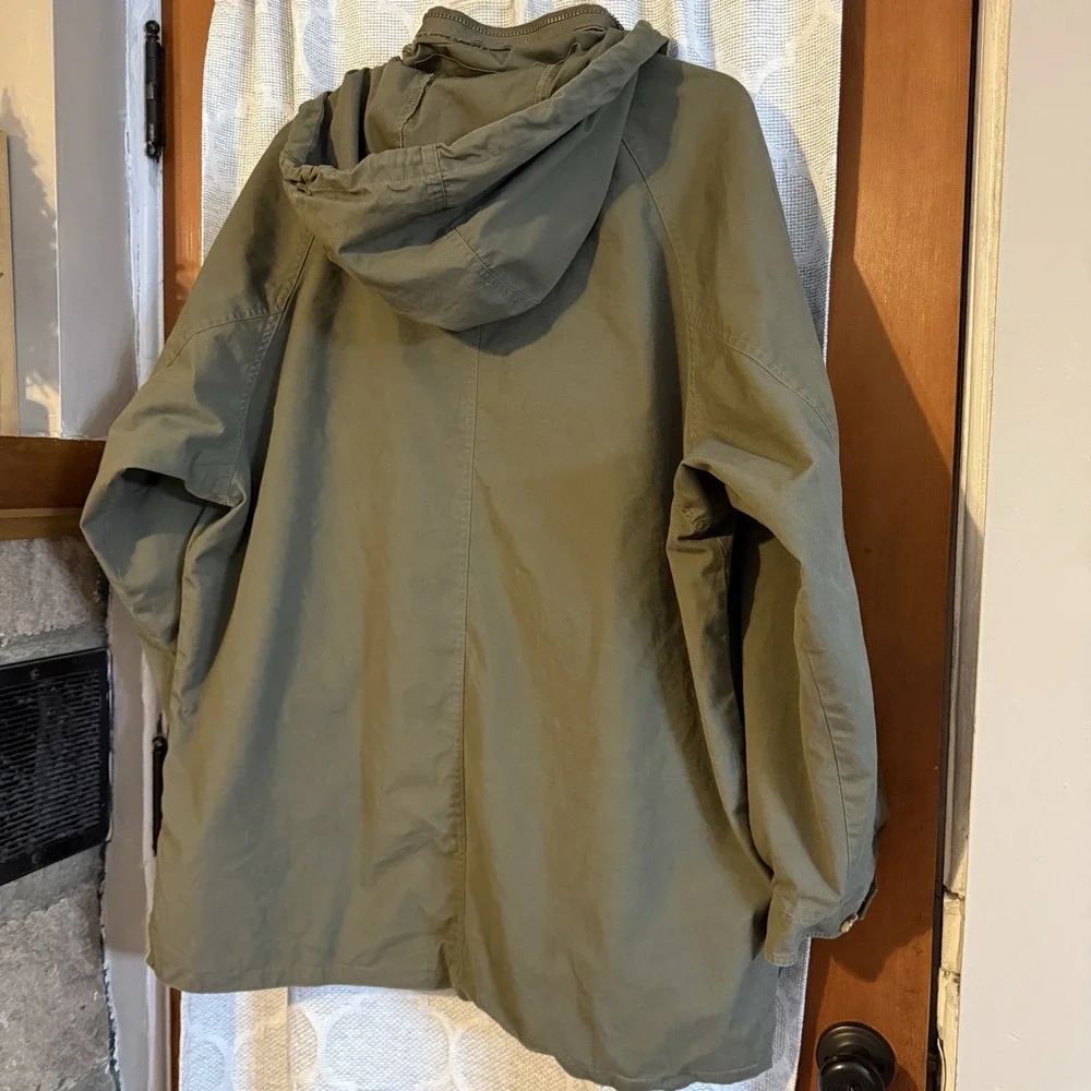 VTG‎ B D Baggies Chore Jacket Mens XL Green Canvas Barn Western Equestrian